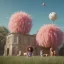 Placeholder: Ultra realistic circus scene. Sweet big hair monster. Child’s playing, smile, happy, color bubbles, smooth color, waist up view, Wes Anderson style, dark ambient, highly detailed, concept art, unreal engine 5, god rays, ray tracing, RTX, lumen lighting, ultra detail, volumetric lighting, 3d, finely drawn, high definition, high resolution.