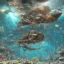 Placeholder: underwater ocean scene, bizarre sea creatures, beams of light streaming through, background of colorful reefs, a highly detailed illustration, realistic render, 8 k, micro detail, intricate, elegant, centered, digital painting, smooth, sharp focus, illustration, artgerm, tomasz alen kopera, peter mohrbacher, donato giancola, joseph christian leyendecker, wlop, boris vallejo