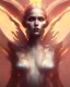 Placeholder: Abstract portrait of burning angel, Anna Dittmann, trending on artstation, fantasy art