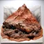 Placeholder: A brown mountain made out of salty cooked meat painted by Zhang Lu