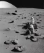 Placeholder: Scary robot on the lunar surface