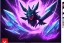 Placeholder: box art legendary dark type pokemon. Chaos. Black and purple colors. big. intimidating.