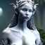 Placeholder: White Statue arwen, full body, Rome sculpture style, full body, details, fresco background, hyper realistic, 8k,