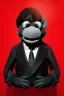 Placeholder: Waist up muppet Portrait, Xi Jinping as muppet doll, Black suit, photo studio, blue background, unreal engine 5, concept art, art station, god lights, ray tracing, RTX, lumen lighting, ultra detail, volumetric lighting, 3d.