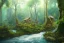 Placeholder: rainforest with a serene creek