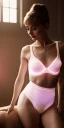 Placeholder: Audrey Hepburn transparent light underwear, rtx, reflection, 8k, glow, winning photography, caustics