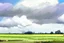 Placeholder: rough chalk pastel landscape of Lincolnshire