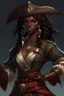 Placeholder: black African female pirate sorcerer dnd