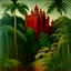 Placeholder: A castle in a jungle painted by Georgia O'Keeffe