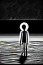 Placeholder: A lonely stickman