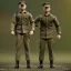 Placeholder: G.I. Joe toy doll army soldier Donald Trump, gun,boots, beret, elbow, legs, hands