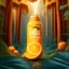 Placeholder: Social Media Design for a For fanta orange juice in the orange forest