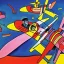 Placeholder: Dastardly and Muttley in their Flying Machines by kandinsky