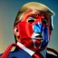 Placeholder: realistic image of donald trump as a mexican wrestling fighter posing outdoors, Mexican eyes wrestling mask, red and blue breeches, suspenders, retro style, 80s, vibrant color, highly detailed, sky background, concept art, unreal engine 5, god rays, ray tracing, RTX, lumen lighting, ultra detail, volumetric lighting, 3d, finely drawn, high definition, high resolution.