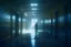 Placeholder: A ghostly figure appears in the dimly lit hallway of an abandoned hospital, by Christopher Gans, Roger Avary, cinematic lighting, cinematography by Dan lausten, insanely detailed, hazy, zbrush, octane render, 4k