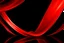 Placeholder: A striking abstract composition featuring flowing, high-shine red ribbons set against a deep black void. Diagonal architectural curves meet soft, out-of-focus golden light orbs. Bright reflective surfaces create a high-contrast look with a luxurious, high-tech feel. Cinematic color grading, sharp focus on textures.