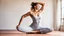 Placeholder: The marvel of woman physical body at his full potencial in yoga exercices