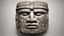 Placeholder: olmec stone mask without background