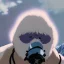 Placeholder: A yeti wearing a respirator