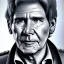Placeholder: whitemarble harrison ford as han solo, full of details, hight definition, black backround, 8k