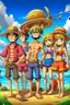 Placeholder: one piece straw hat pirates