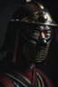 Placeholder: samurai with helmet and mask portrait