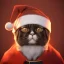 Placeholder: a beautiful portrait of a cute cat dressed as santa, by greg rutkowski, high key lighting, volumetric light, digital art, highly detailed, fine detail, intricate, ornate, complex, octane render, unreal engine, photorealistic unreal 5.