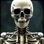 Placeholder: skeleton with a lot of blood on his face in hr giger style, steam punk, realistic, made in octane, cinematic, ultra-realistic, extremely detailed octane rendering, 8K, VRAY Super Real ar 2:3, dof photorealistic futuristic 50mm lens hard lighting dark gray tintype photograph, realistic lighting, sepia color