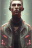 Placeholder: cyberpunk, head, men, portrai