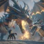 Placeholder: giant colossal different types of dragons fight each other, by grek rutowski, unreal engine 5, 8k resolution, photorealistic, ultra detailed