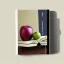 Placeholder: still life book pen