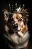 Placeholder: Retrato de un perro con corona de princesa