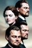 Placeholder: Closeup portrait Leonardo dicaprio and Kate winslate poster Titanic movie