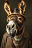 Placeholder: Mexican Hitler capybera donkey Rembrandt with beret