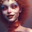 Placeholder: Ultra detailed very beautiful smileing clown girl,beautiful real skin, red nose, symmetrical, ultra detailed curl hair, soft lighting, ultra detailed face, concept art, circus,party, digital painting, octane render, art by artstation