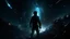 Placeholder: dark animated wallpaper with a male character destroying universe