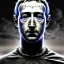 Placeholder: mark zuckerberg holding a flower by hr giger, trending on artstation, realistic, detailed, concept art, horror, illustration
