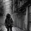 Placeholder: pencil drawing of a man in hoodie dancing on the street, pedestrians walk by, steampunk tenements : storyboard, scifi cyberpunk. by gabriel hardman. cinematic atmosphere, detailed and intricate, perfect anatomy , trending on artstation, sharp focus, studio photo, intricate details, highly detailed, by greg rutkowski