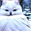 Placeholder: smooth hyper realistic, beautiful Japanese snow bird in crown, pale colors, dark cosmos background, cat еye, extremely sharp detail, finely tuned detail, ultra high definition, 8 k, unreal engine 5, ultra sharp focus, accurate sword wings, positive smile, lot of details, fit within portrait, Ambiance winter, perfect composition, perfect hair, perfect hands, finger up gestures