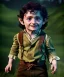 Placeholder: Frodo baggins toddler, full body, dramatic lighting, hyper realistic photorealistic, unreal engine 5, 8k