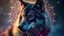 Placeholder: portrait of a mystic wolf, rbg, psychedelic, fractals, sacred geometry, medicine, sacred. Camera settings : Full-frame , 100mm lens, f/1.2 aperture, ISO 100, shutter speed 60 seconds. Cinematic lighting, Unreal Engine 5, Cinematic, Color Grading, real time Photography, Shot on 70mm lense, Depth of Field, DOF, Tilt Blur, Shutter Speed 1/2500, F/13, White Balance