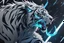 Placeholder: Venom beast in 8k solo leveling shadow artstyle, ice white tiger them, neon effect, full body, ice, intricate details, highly detailed, high details, detailed portrait, masterpiece,ultra detailed, ultra quality