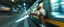 Placeholder: faster than a greased pig in a knife fight in a phone both on a runaway train on ai steroids. motion blurred background, speed and energy, goa trance poster