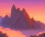 Placeholder: sunset mountain with nice shading