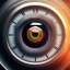 Placeholder: eye shape clock, time, Unreal Engine 5, lens macro,sharp focus, realistic, hyper detailed