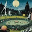 Placeholder: Le Jardin des délices (The Garden of Earthly Delights) Peinture from the horror monster series collector cards (1961)