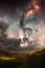 Placeholder: gloomy landscape with l milkyway dramatic hd highlights detailled