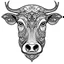 Placeholder: cow front face view, minimal lines, cartoon, mandala, white back ground color, real style, realistic, minimalistic, minimal black line art, line art, crisp line art, unique coloring sheet, outlined, outline, crisp, crisp line edges, illustration, thin lines, crisp clear lines, line art, clean line art, unique, 8k, amazing, masterpiece, no colors, no dark color, no black color, avoid thick black, minimalistic line edges, pure white back ground, image character full fit to page,