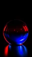 Placeholder: macro of a small glass sphere enclosing a dimensional demon, its shape is a sparkling void, a glowing absence, 8k fujifilm, high level of detail, saturated color palette