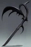 Placeholder: black big sharp scythe